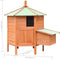 vidaXL - Kippenhok - 126x117x125 - cm - massief - grenen- - en - vurenhout