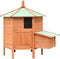 vidaXL - Kippenhok - 126x117x125 - cm - massief - grenen- - en - vurenhout