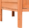 vidaXL - Kippenhok - 126x117x125 - cm - massief - grenen- - en - vurenhout