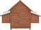 vidaXL - Kippenhok - 150x96x110 - cm - massief - vurenhout - mokkakleurig - en - wit