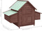 vidaXL - Kippenhok - 150x96x110 - cm - massief - vurenhout - mokkakleurig - en - wit