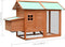 vidaXL - Kippenhok - 170x81x110 - cm - massief - grenen- - en - vurenhout - mokka