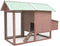 vidaXL - Kippenhok - 170x81x110 - cm - massief - grenen- - en - vurenhout - mokka