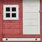 vidaXL - Kippenhok - 170x81x110 - cm - massief - grenen- - en - vurenhout - rood