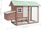 vidaXL - Kippenhok - 170x81x110 - cm - massief - grenen- - en - vurenhout - mokka
