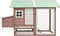 vidaXL - Kippenhok - 170x81x110 - cm - massief - grenen- - en - vurenhout - mokka
