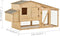 vidaXL - Kippenhok - 178x67x92 - cm - massief - grenenhout