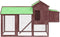 vidaXL - Kippenhok - 193x65x117 - cm - massief - grenenhout - mokkakleurig