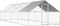 vidaXL - Kippenhok - 2,75x8x1,92 - m - gegalvaniseerd - staal