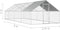 vidaXL - Kippenhok - 2,75x8x1,92 - m - gegalvaniseerd - staal
