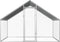 vidaXL - Kippenhok - 2,75x8x1,92 - m - gegalvaniseerd - staal