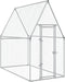 vidaXL - Kippenhok - 200x100x190 - cm - gegalvaniseerd - staal - zilverkleurig
