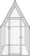 vidaXL - Kippenhok - 200x100x190 - cm - gegalvaniseerd - staal - zilverkleurig