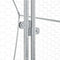 vidaXL - Kippenhok - 200x105x182 - cm - gegalvaniseerd - staal - zilverkleurig