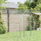 vidaXL - Kippenhok - 200x105x182 - cm - gegalvaniseerd - staal - zilverkleurig