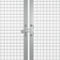 vidaXL - Kippenhok - 200x91x100 - cm - gegalvaniseerd - staal - grijs