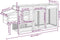 vidaXL - Kippenhok - 204x50x84 - cm - massief - grenenhout - bruin