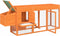 vidaXL - Kippenhok - 204x50x84 - cm - massief - grenenhout - bruin