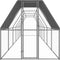 vidaXL - Kippenhok - 2x12x2 - m - gegalvaniseerd - staal