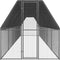 vidaXL - Kippenhok - 2x12x2 - m - gegalvaniseerd - staal