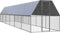 vidaXL - Kippenhok - 2x12x2 - m - gegalvaniseerd - staal