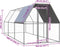 vidaXL - Kippenhok - 2x6x2 - m - gegalvaniseerd - staal