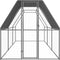 vidaXL - Kippenhok - 2x6x2 - m - gegalvaniseerd - staal