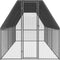 vidaXL - Kippenhok - 2x6x2 - m - gegalvaniseerd - staal