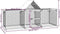 vidaXL - Kippenhok - 300x100x150 - cm - geïmpregneerd - massief - grenenhout