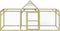 vidaXL - Kippenhok - 300x100x150 - cm - geïmpregneerd - massief - grenenhout