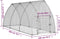 vidaXL - Kippenhok - 300x105x120 - cm - gegalvaniseerd - staal - zilverkleurig