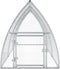 vidaXL - Kippenhok - 300x105x120 - cm - gegalvaniseerd - staal - zilverkleurig
