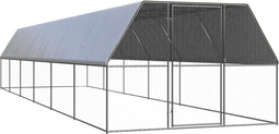vidaXL - Kippenhok - 3x12x2 - m - gegalvaniseerd - staal