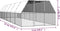 vidaXL - Kippenhok - 3x12x2 - m - gegalvaniseerd - staal