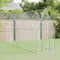 vidaXL - Kippenhok - 400x100x190 - cm - gegalvaniseerd - staal - zilverkleurig