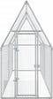 vidaXL - Kippenhok - 400x100x190 - cm - gegalvaniseerd - staal - zilverkleurig