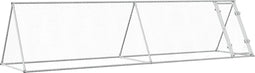 vidaXL - Kippenhok - 400x105x91 - cm - gegalvaniseerd - staal - zilverkleurig