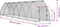vidaXL - Kippenhok - 600x105x120 - cm - gegalvaniseerd - staal - zilverkleurig