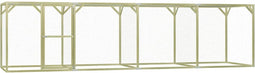 vidaXL - Kippenhok - 6x1,5x1,5 - m - staal
