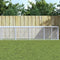 vidaXL-Kippenhok-met-dak-1003x98x90-cm-gegalvaniseerd-staal-lichtgrijs