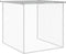 vidaXL - Kippenhok - met - dak - 1003x98x90 - cm - gegalvaniseerd - staal - lichtgrijs