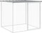 vidaXL - Kippenhok - met - dak - 103x98x90 - cm - gegalvaniseerd - staal - lichtgrijs