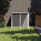vidaXL - Kippenhok - met - dak - 103x98x90 - cm - gegalvaniseerd - staal - lichtgrijs