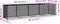 vidaXL - Kippenhok - met - dak - 403x98x90 - cm - gegalvaniseerd - staal - antraciet