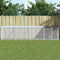 vidaXL - Kippenhok - met - dak - 403x98x90 - cm - gegalvaniseerd - staal - antraciet
