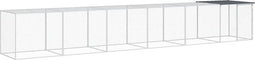 vidaXL-Kippenhok-met-dak-603x98x90-cm-gegalvaniseerd-staal-antraciet