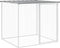 vidaXL-Kippenhok-met-dak-603x98x90-cm-gegalvaniseerd-staal-lichtgrijs