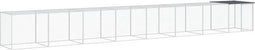 vidaXL-Kippenhok-met-dak-803x98x90-cm-gegalvaniseerd-staal-antraciet