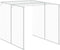 vidaXL - Kippenhok - met - ren - 165x1067x181 - cm - staal - lichtgrijs
