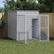 vidaXL-Kippenhok-met-ren-165x251x181-cm-gegalvaniseerd-staal-grijs